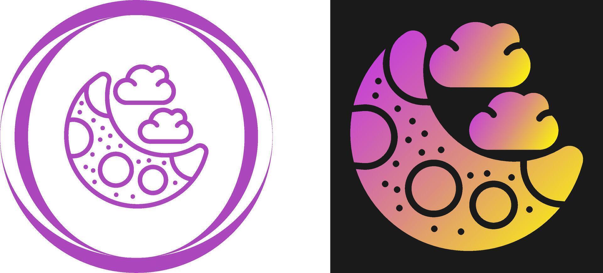 Moon Vector Icon