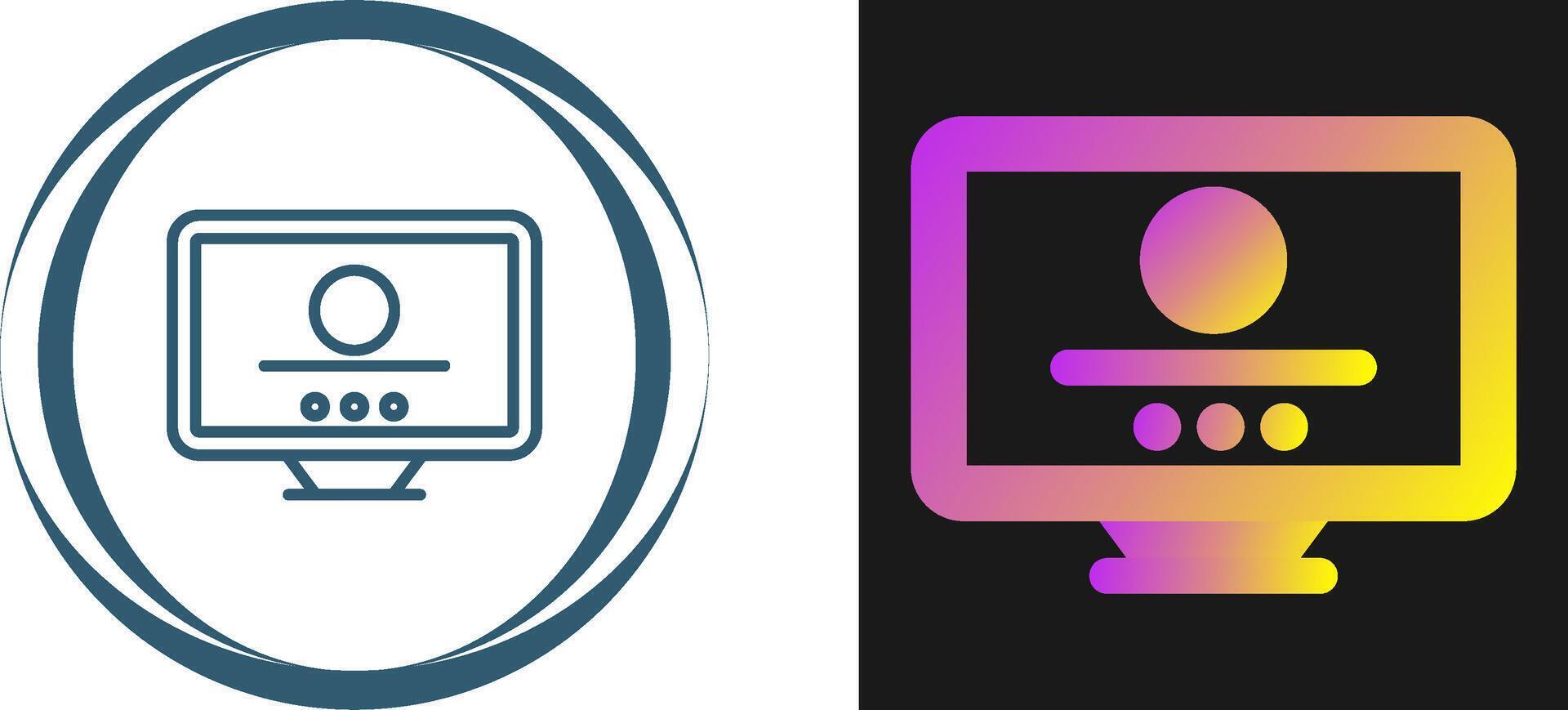 Client Server Vector Icon