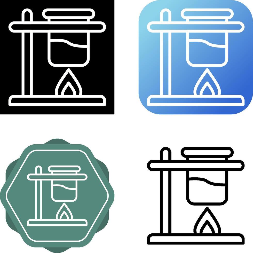 Bunsen Burner Vector Icon