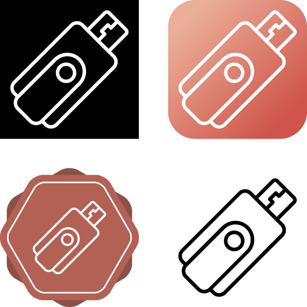 Flash Drive Vector Icon