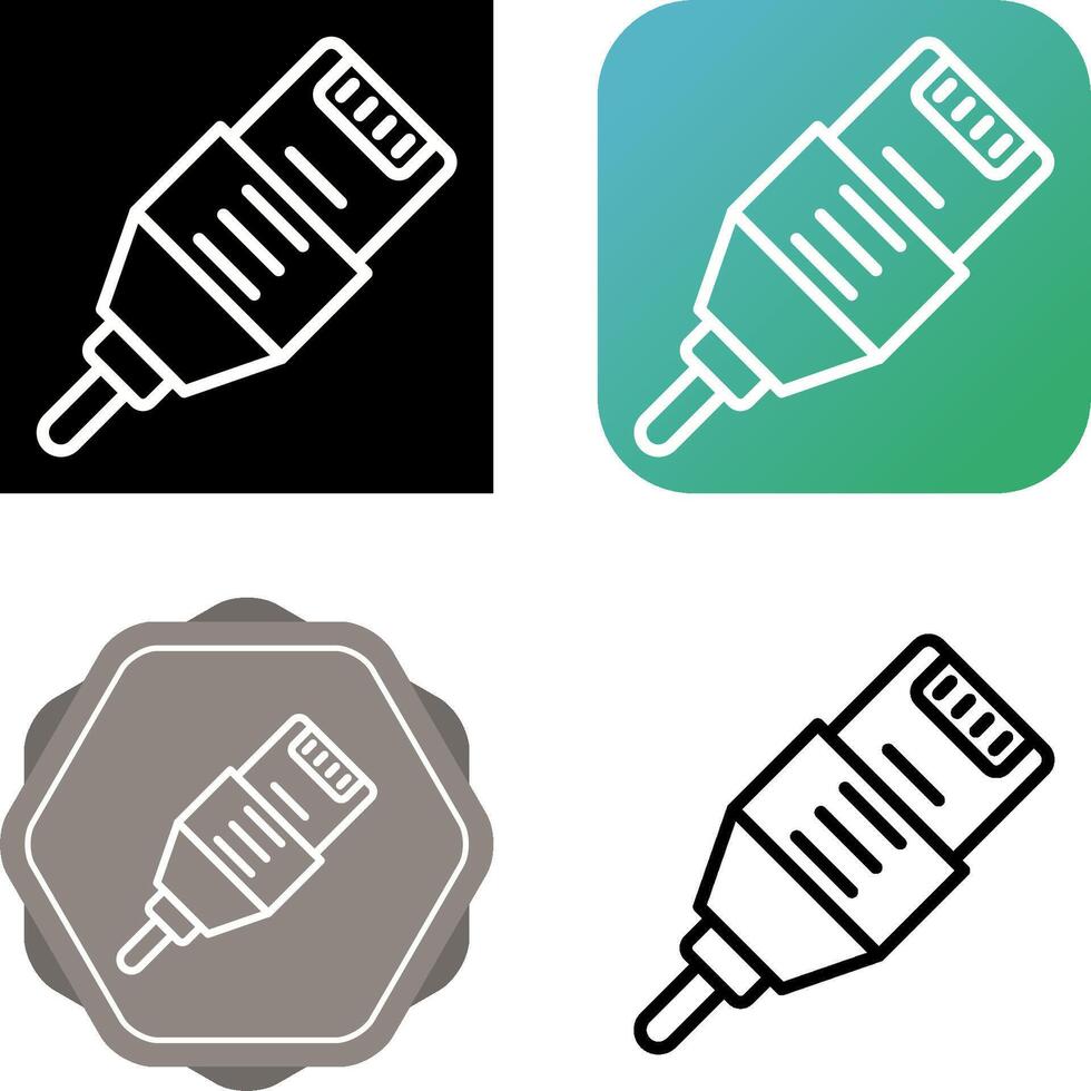 Ethernet Cable Vector Icon