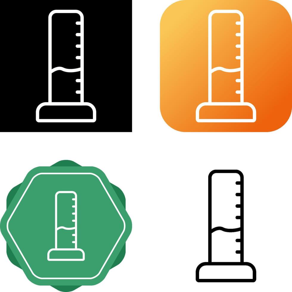 Graduated Cylinder Vector Icon