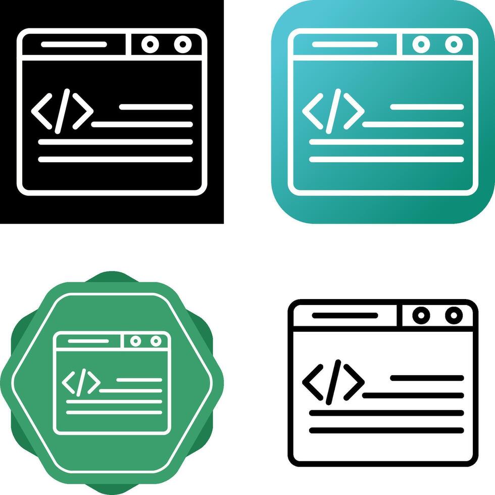 Web Development Vector Icon