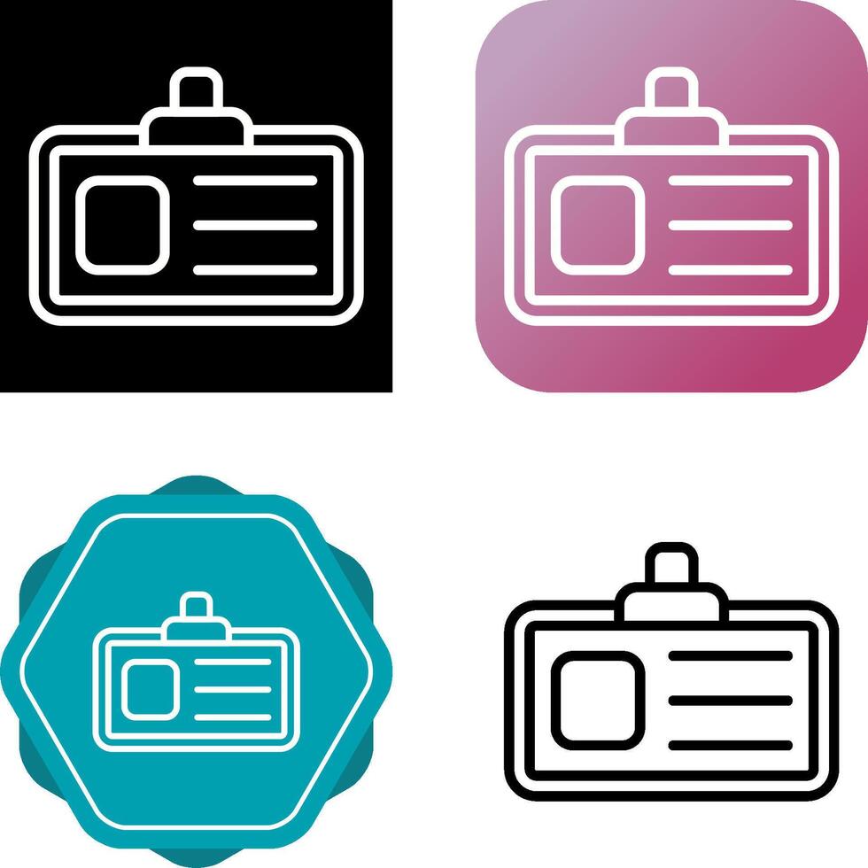 Business Card Vector Icon