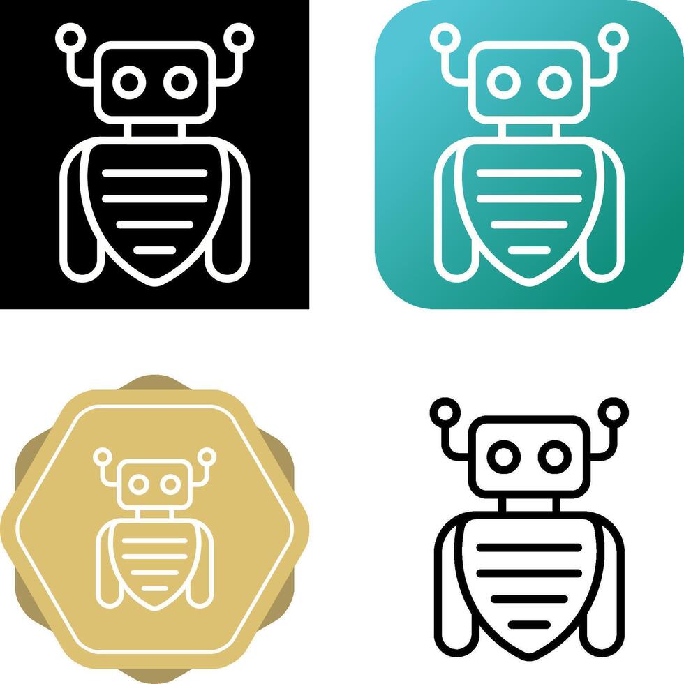 Robot Assistant Vector Icon