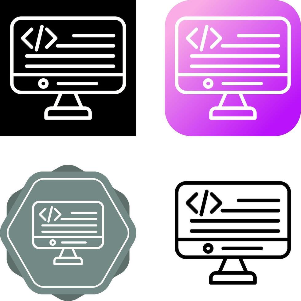 icono de vector de lenguaje de programación