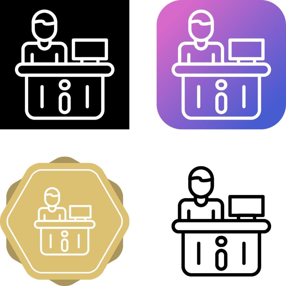 Reception Vector Icon