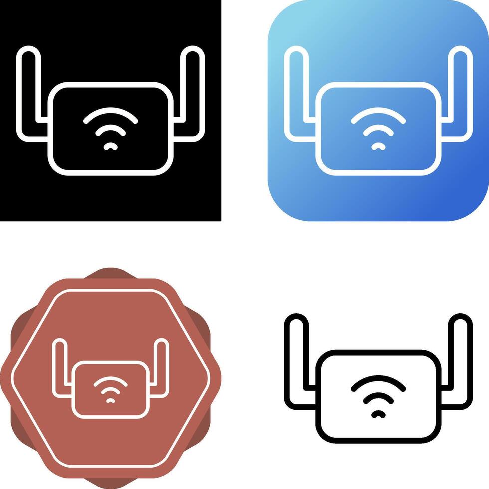 Wi-Fi Range Extender Vector Icon