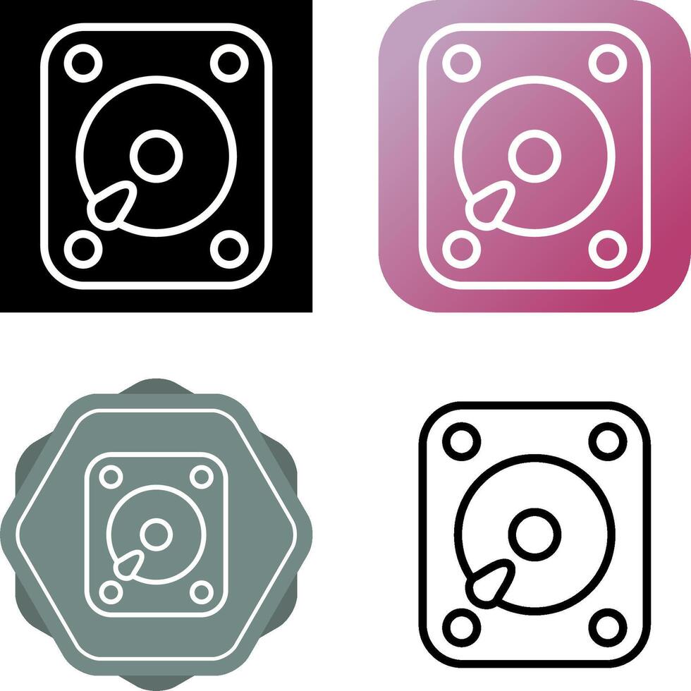 External Hard Drive Vector Icon