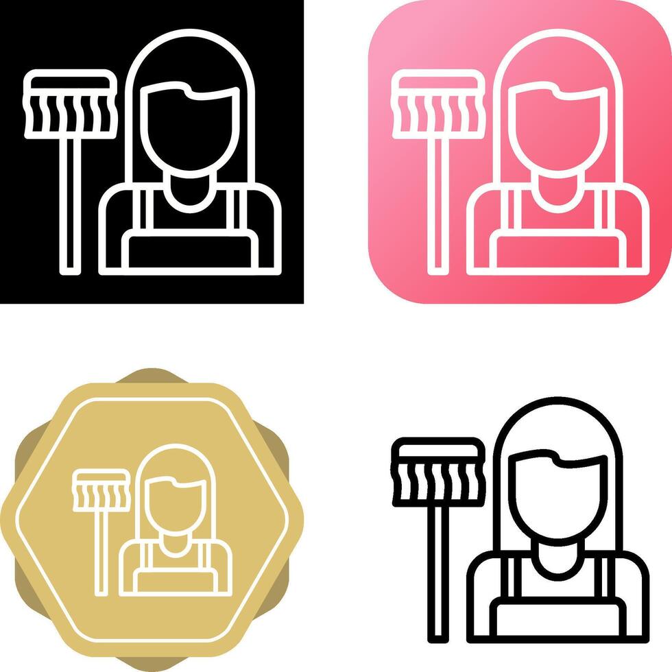 Housekeeper Vector Icon