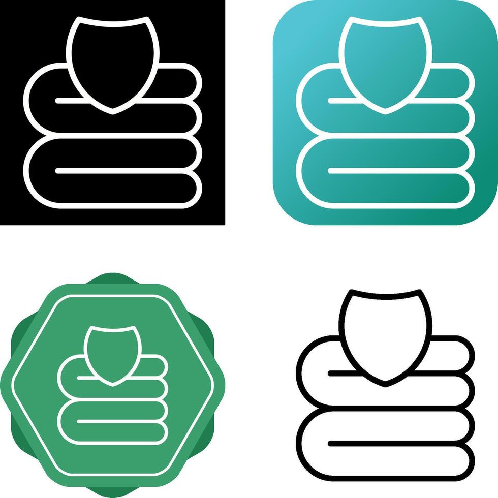 Emergency blanket Vector Icon