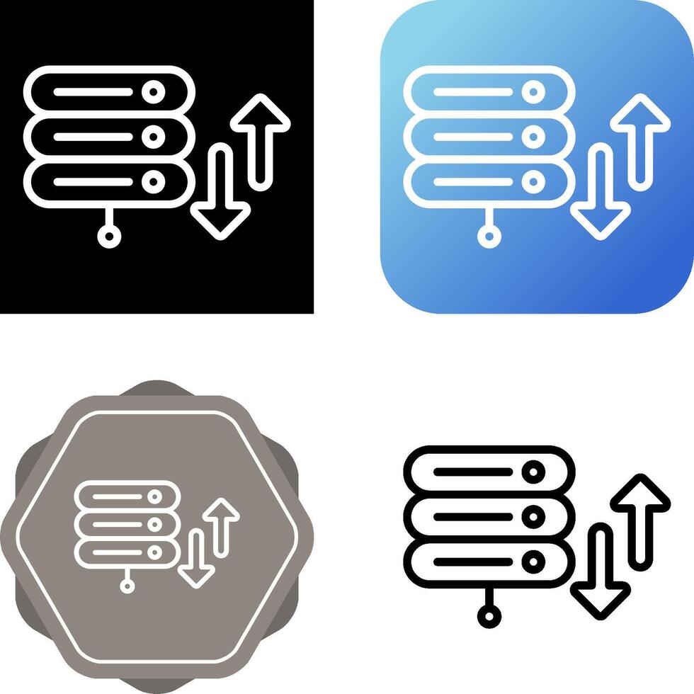 Bandwidth Vector Icon