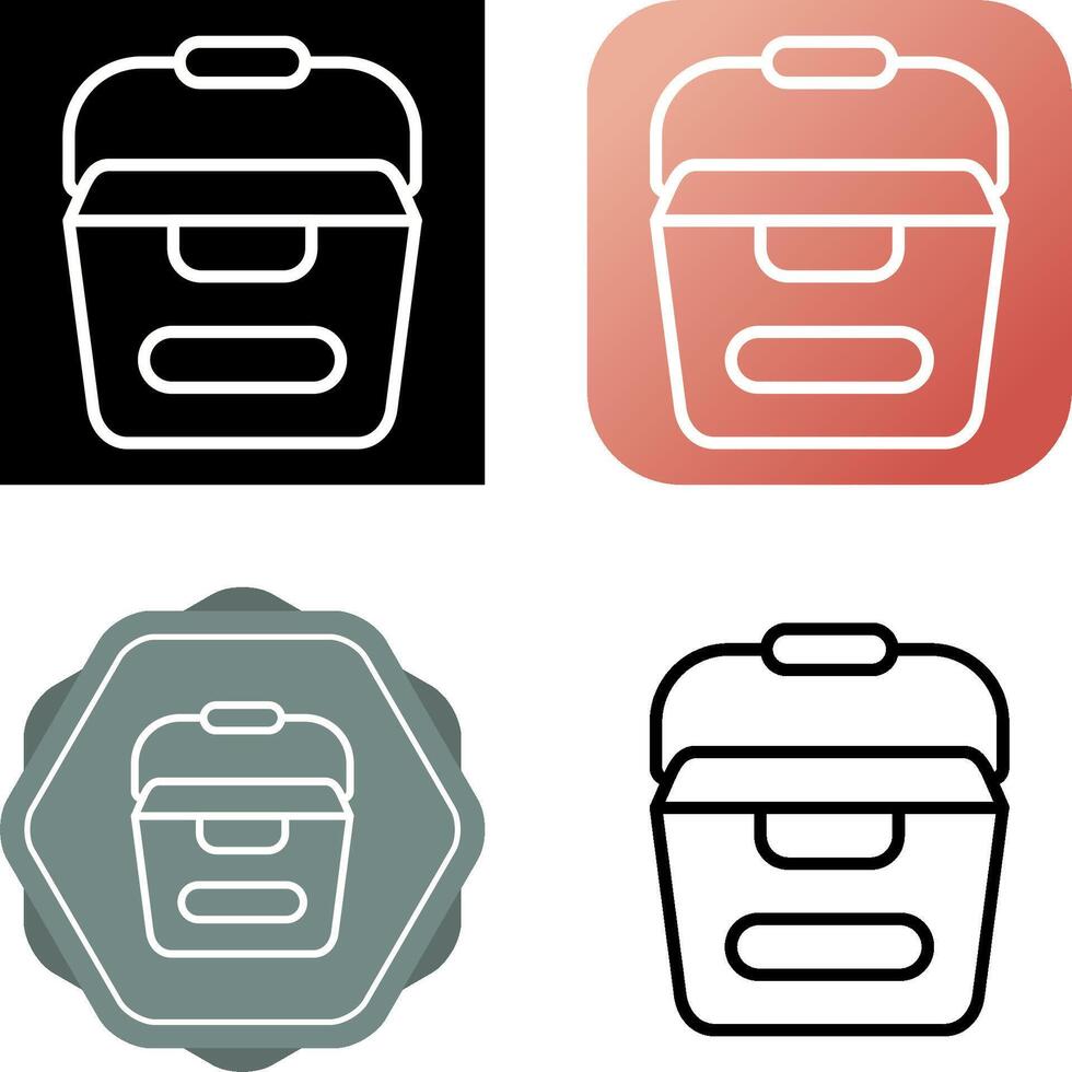 Portable water container Vector Icon