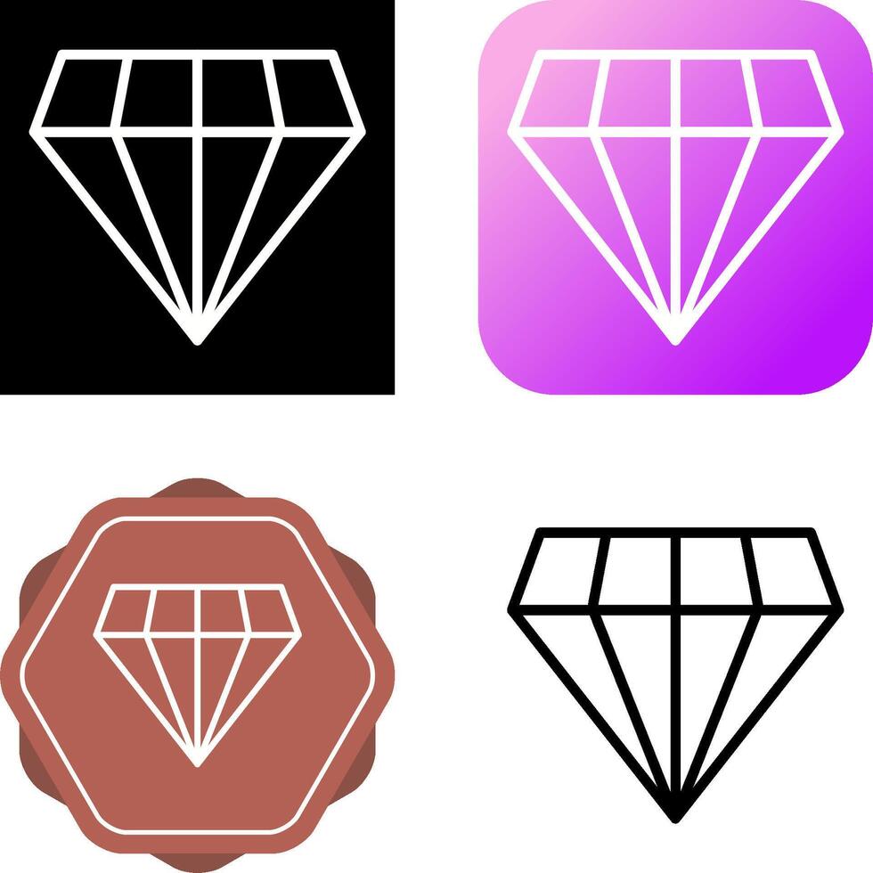 Diamond Vector Icon