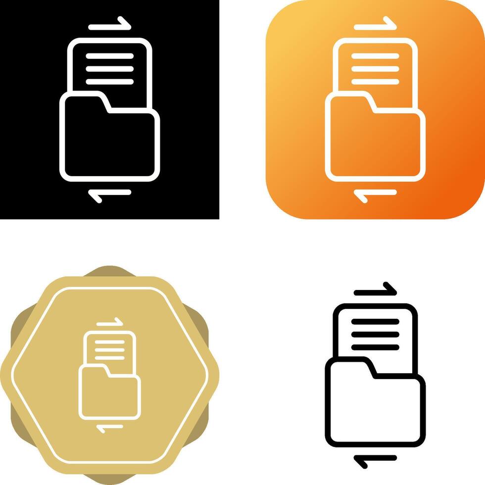 File Sharing Vector Icon