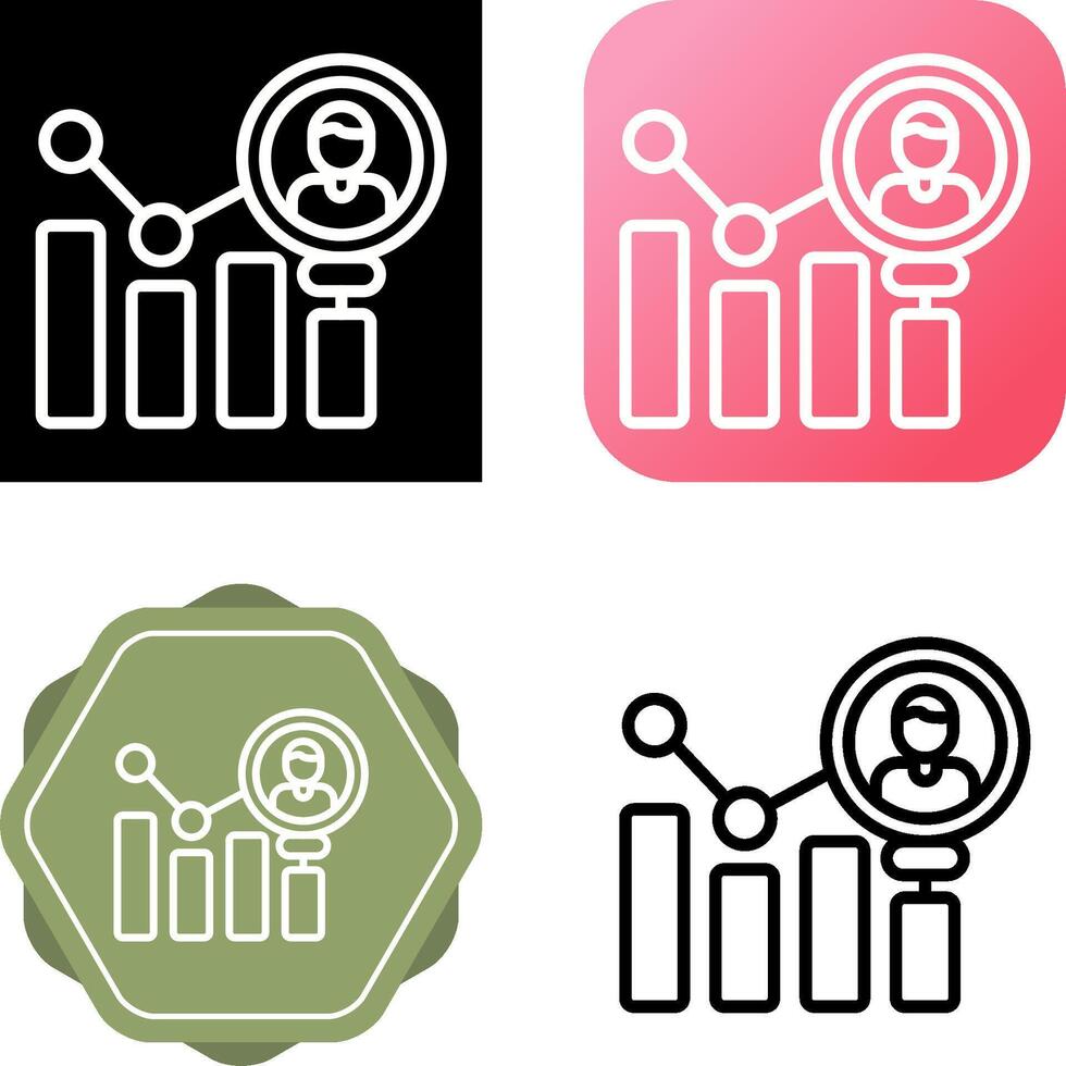 Customer Analytics Vector Icon