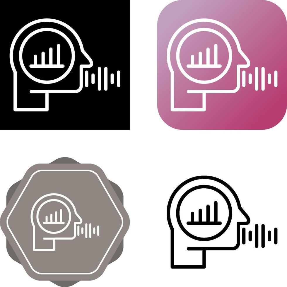 Voice Analytics Vector Icon