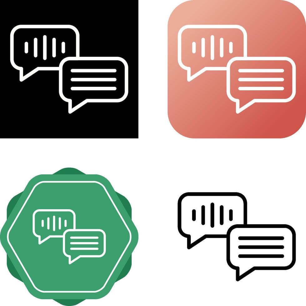 Chat Bubble Vector Icon