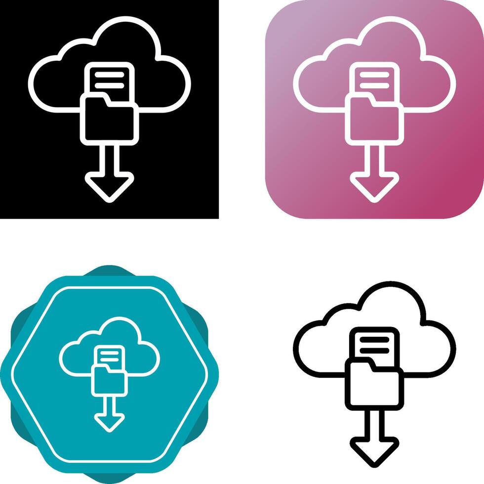 Cloud Security Auditing Vector Icon