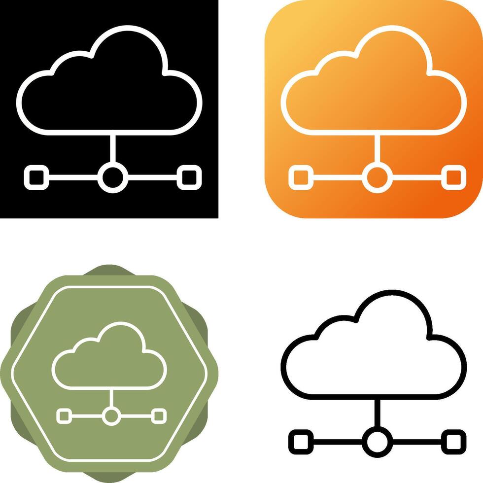 datos soberanía vector icono