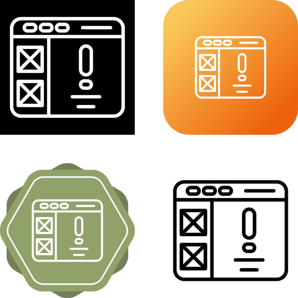 Information Design Vector Icon