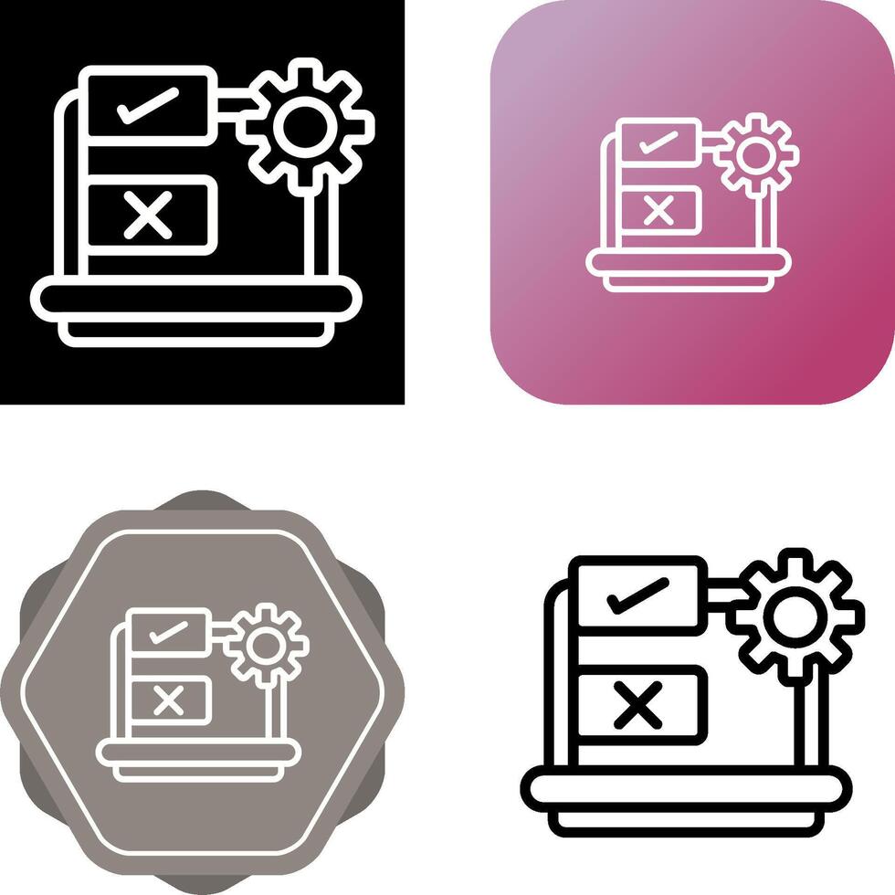 User Testing Vector Icon