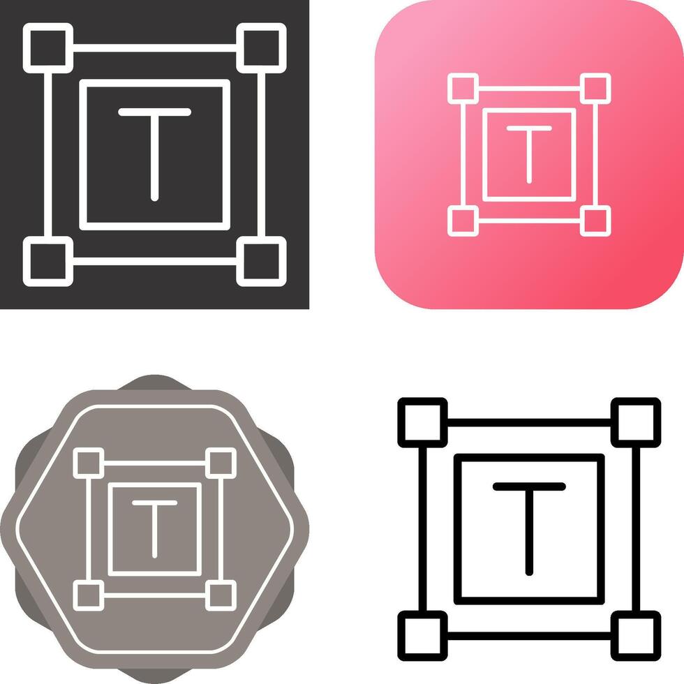 Font Design Vector Icon