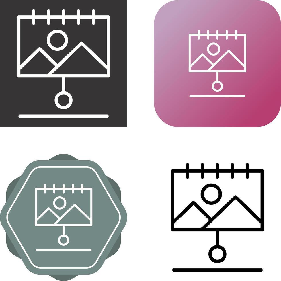 Canvas Vector Icon