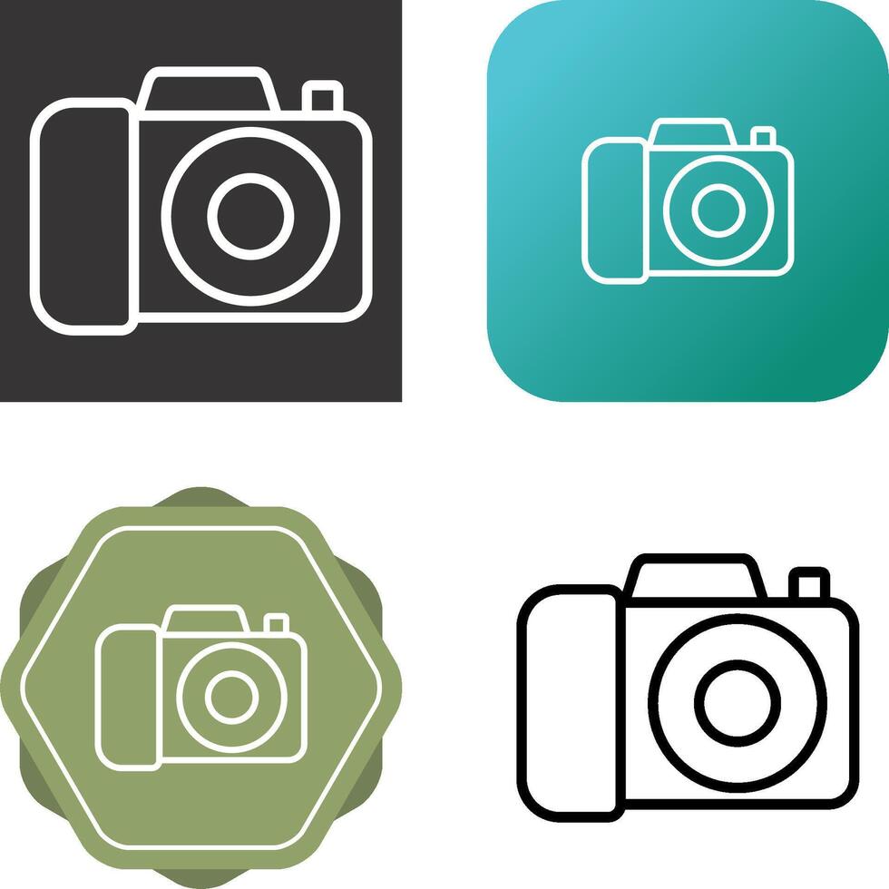 DSLR Camera Vector Icon