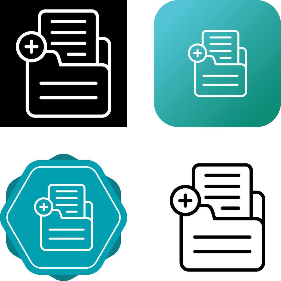 Document Add Vector Icon
