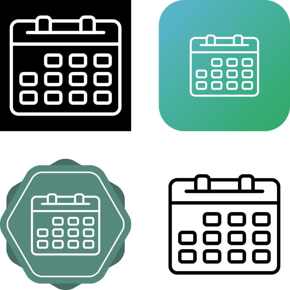 Calendar Vector Icon