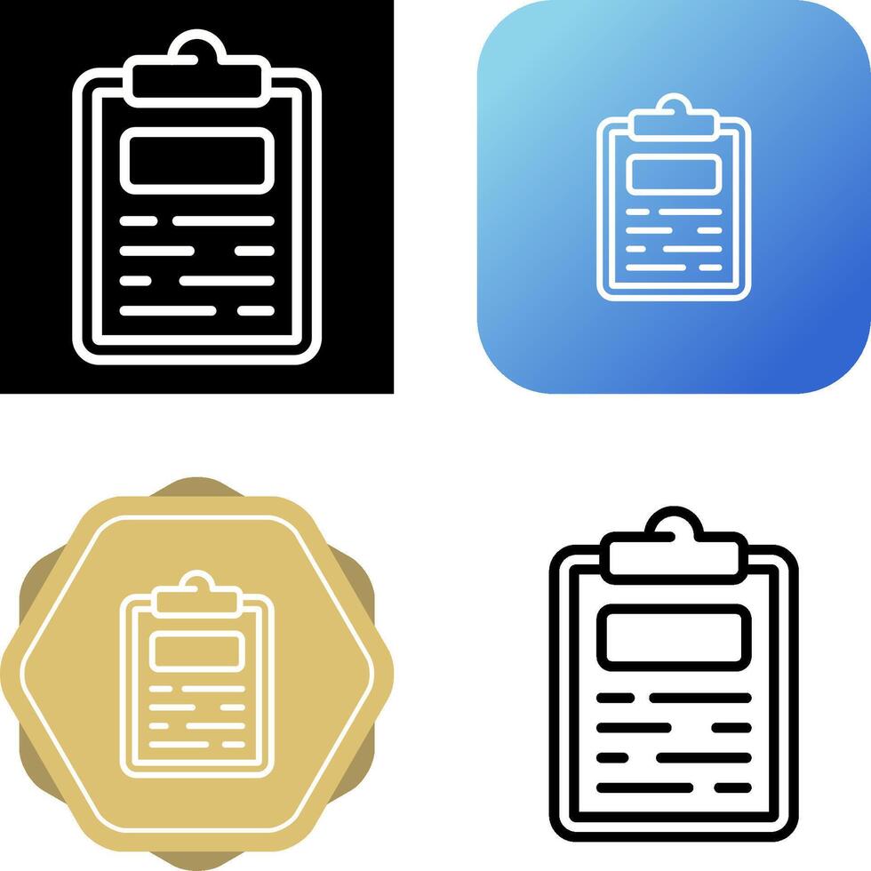 Clipboard Vector Icon