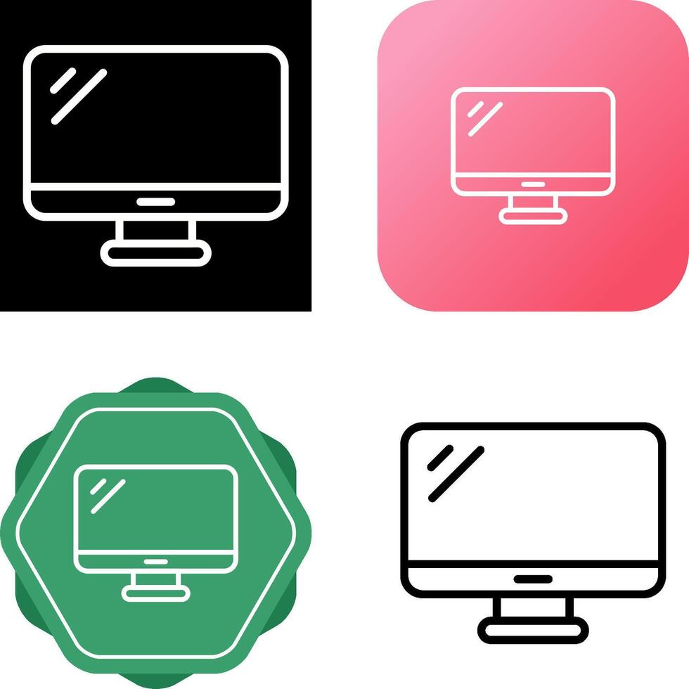 Monitor Vector Icon