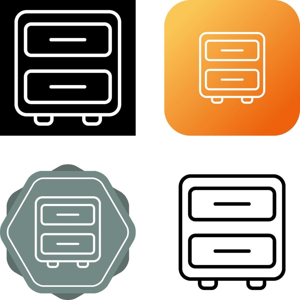 File Cabinet Vector Icon