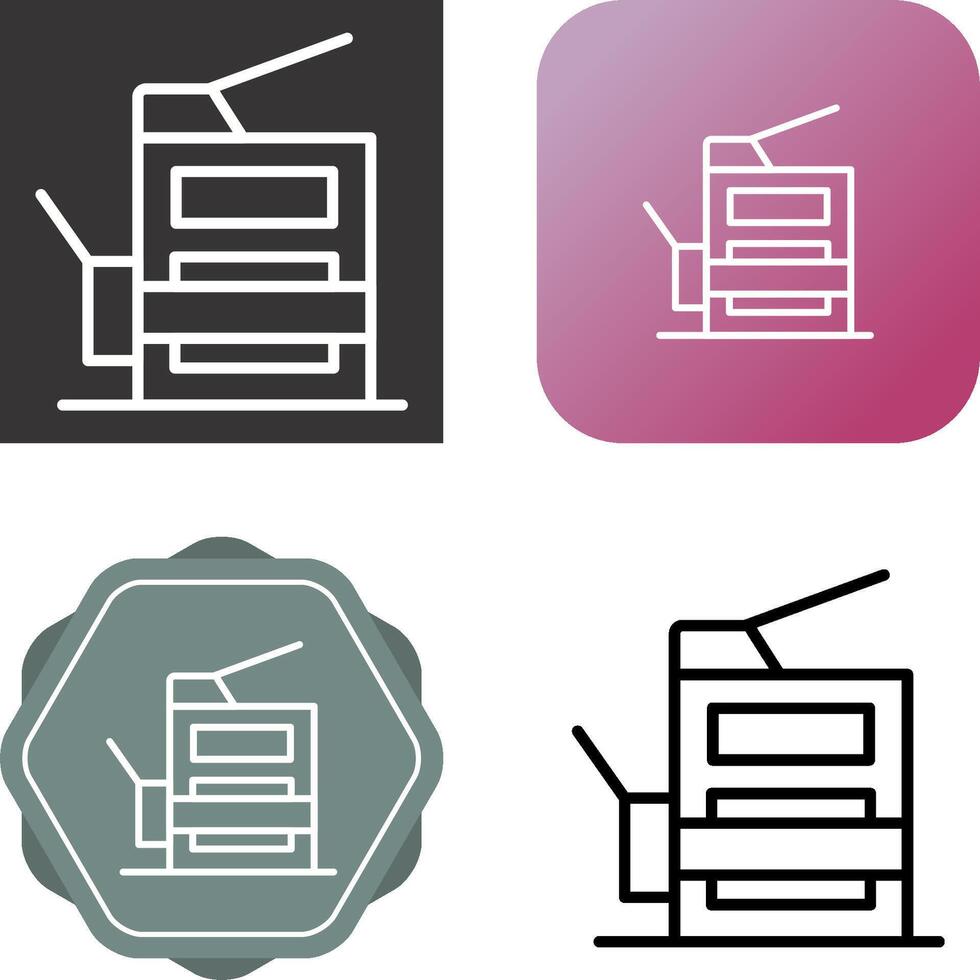 Copy Machine Vector Icon