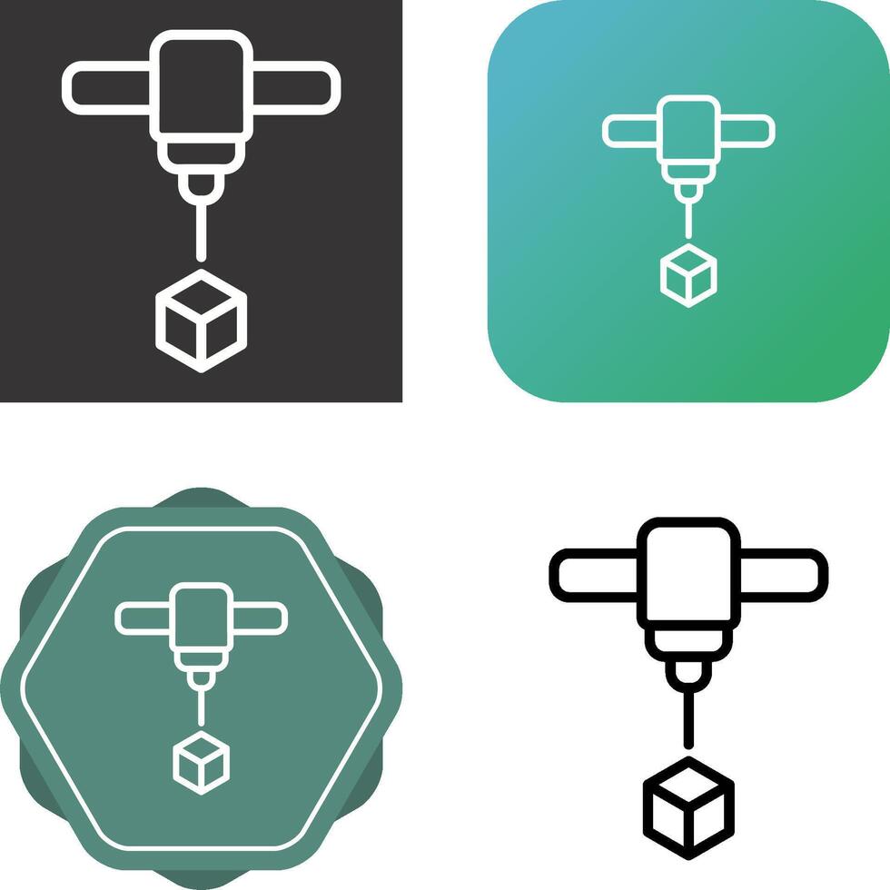 3d Printing Vector Icon