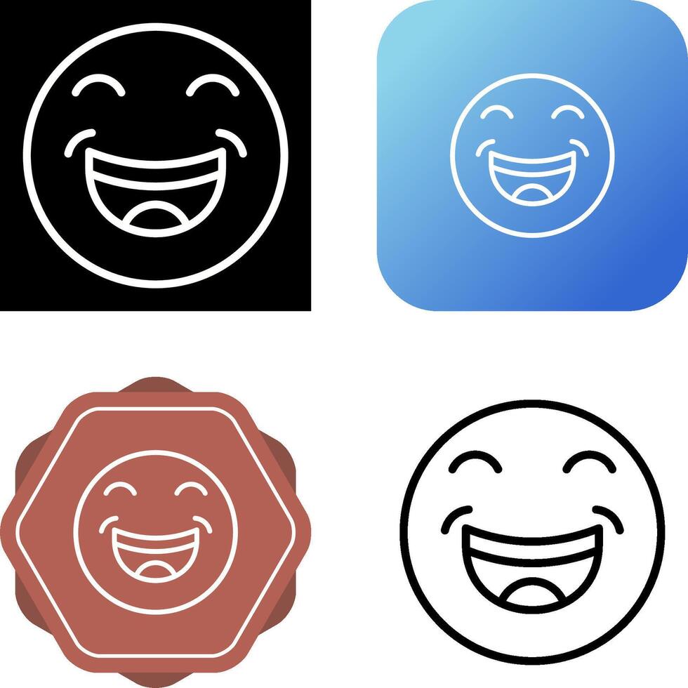 icono de vector de sonrisa