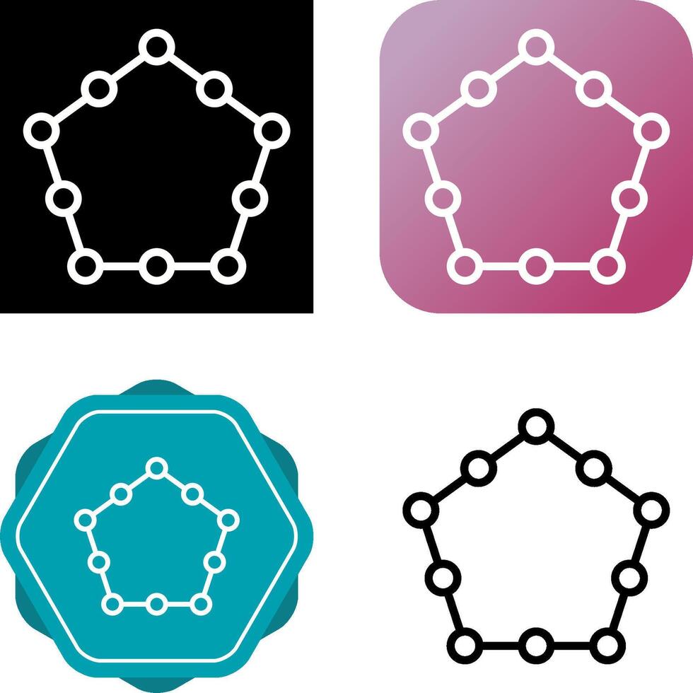 Hexagon Vector Icon