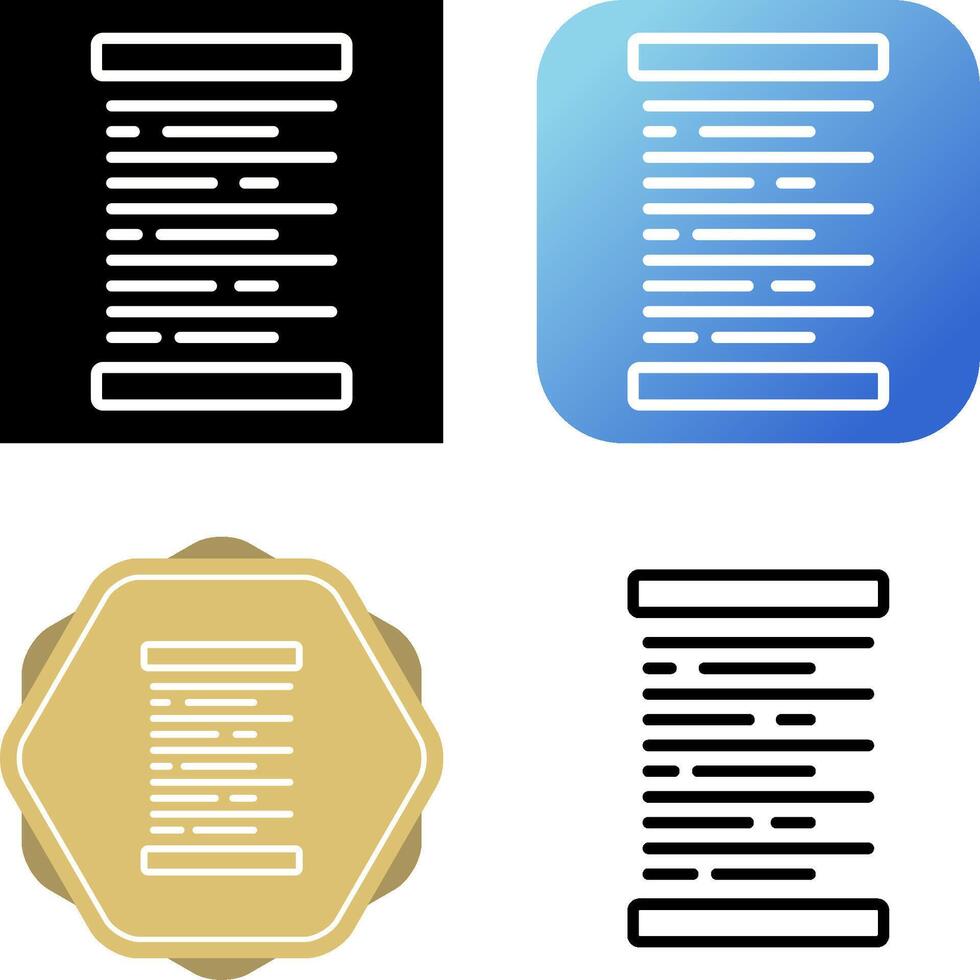 Right Alignment Vector Icon