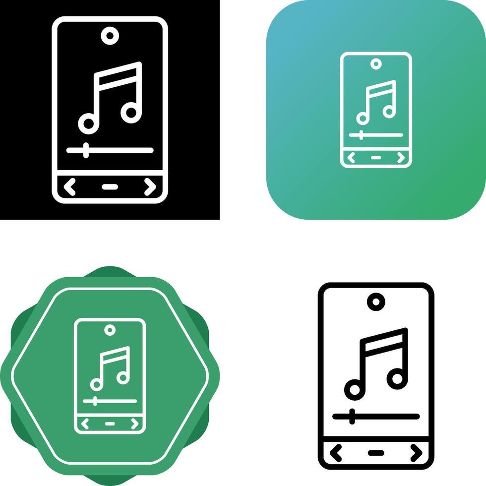 Music Player Vector Icon