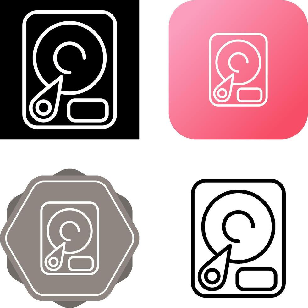 Hard Drive Vector Icon