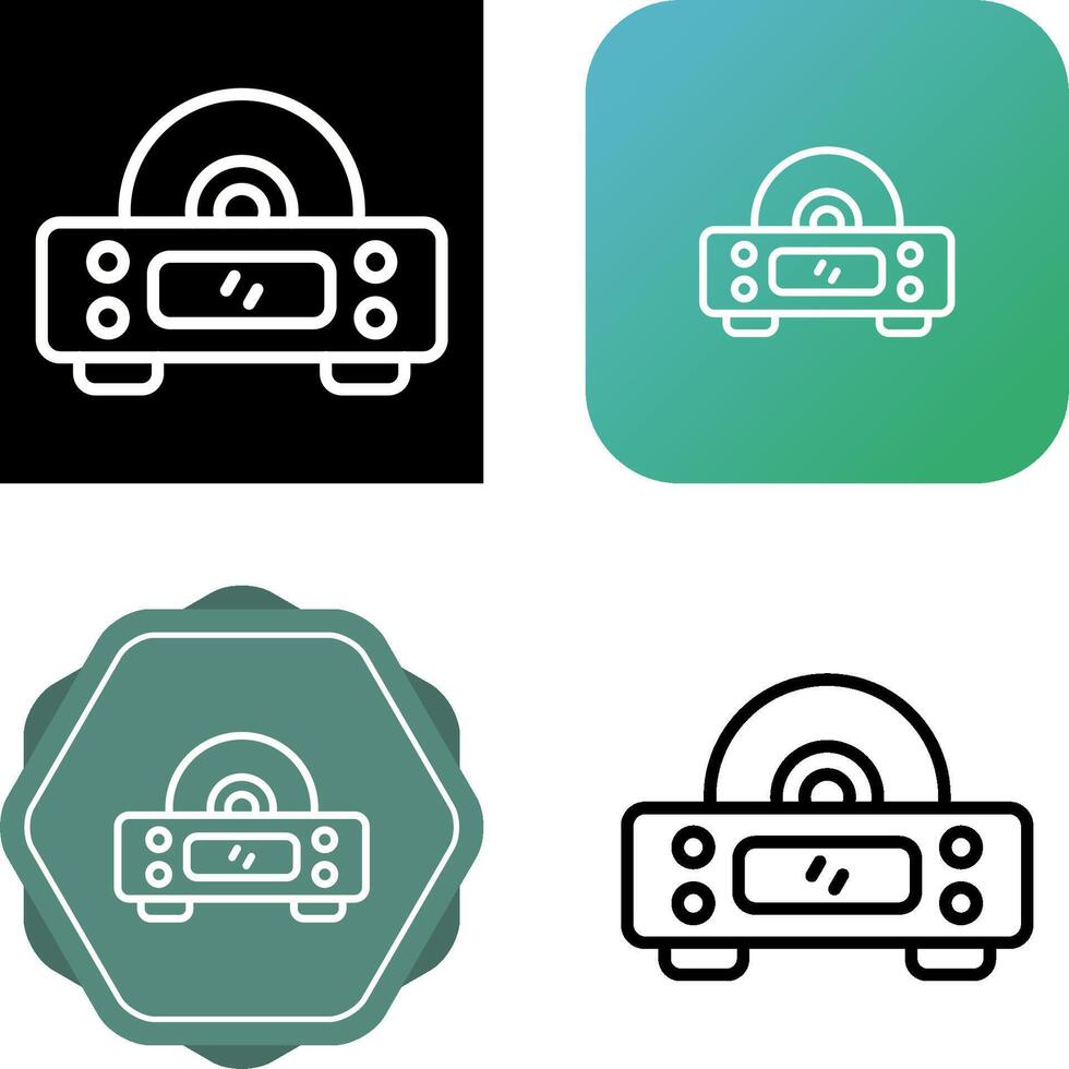 Cd Player Vector Icon