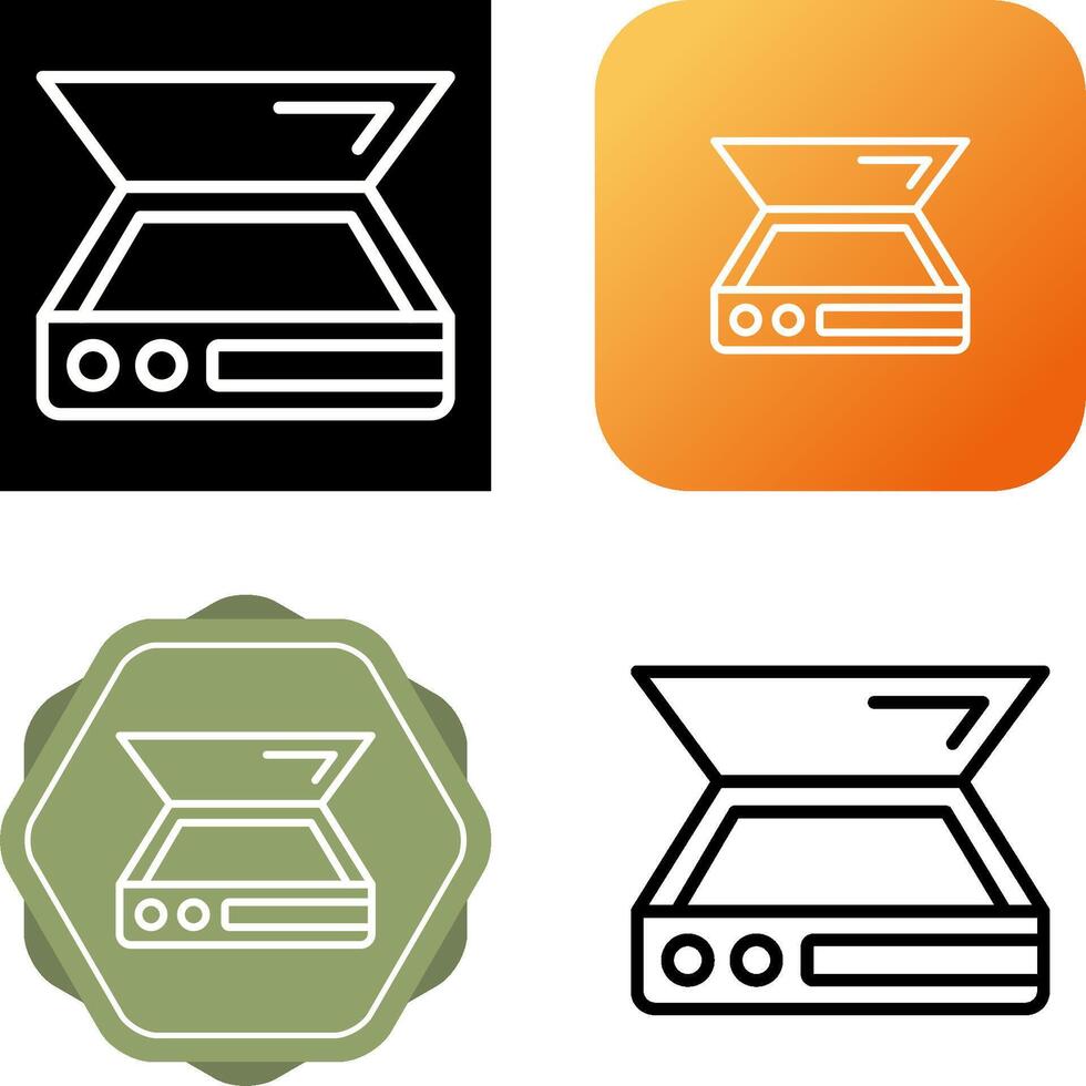 Scanner Vector Icon