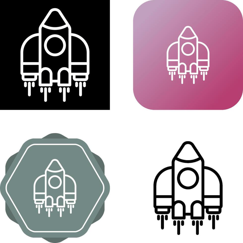 Spaceship Vector Icon