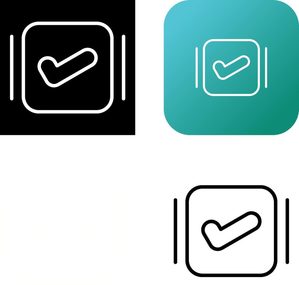 Tick Box Vector Icon