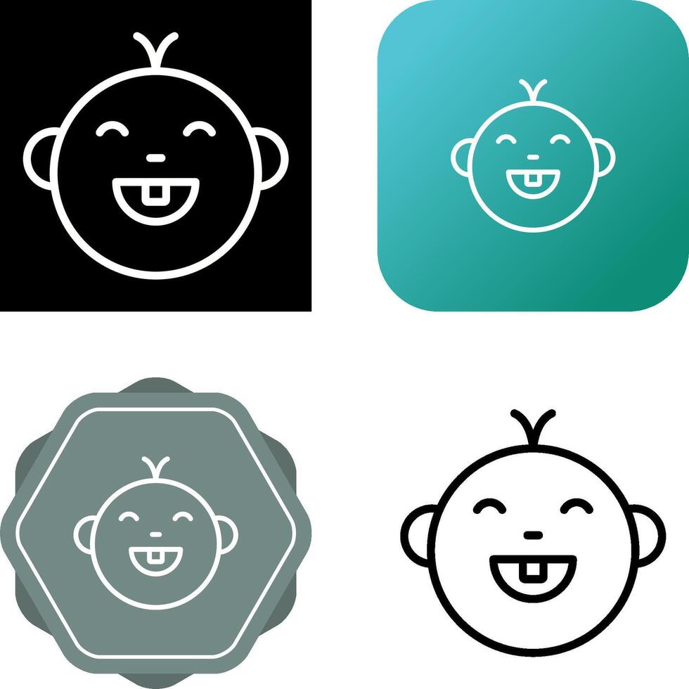 Baby Teeth Vector Icon