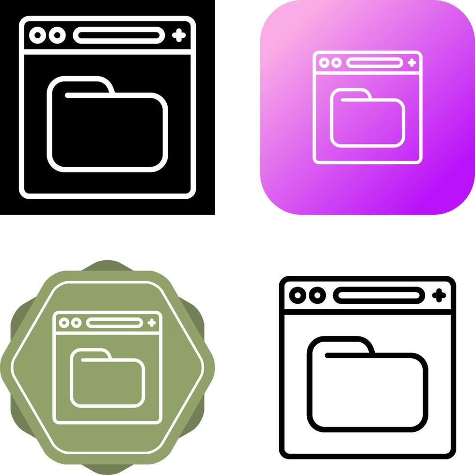 Browser Vector Icon