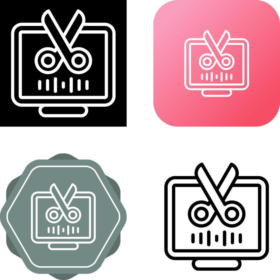 Desktop Computer Vector Icon