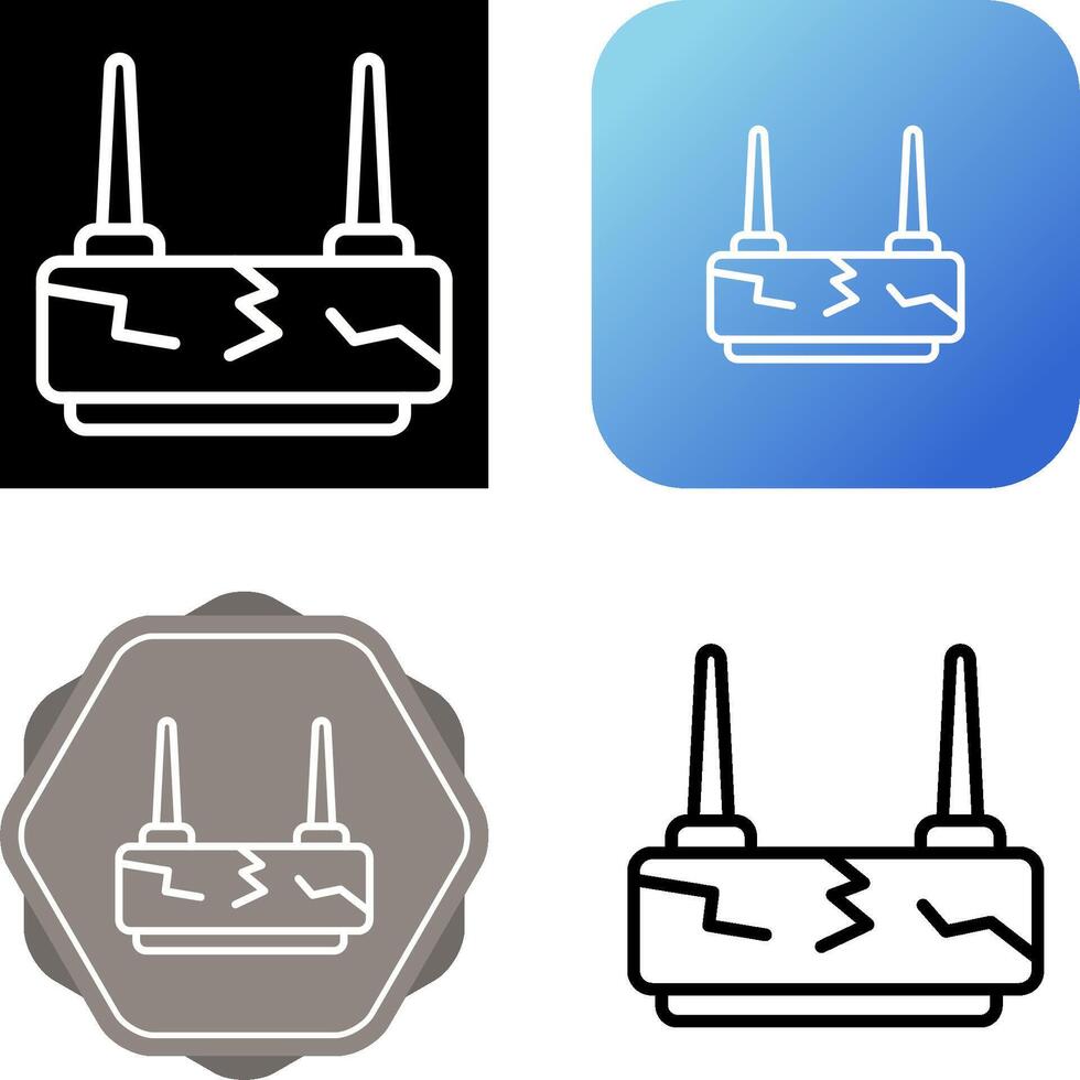 Router Device Vector Icon