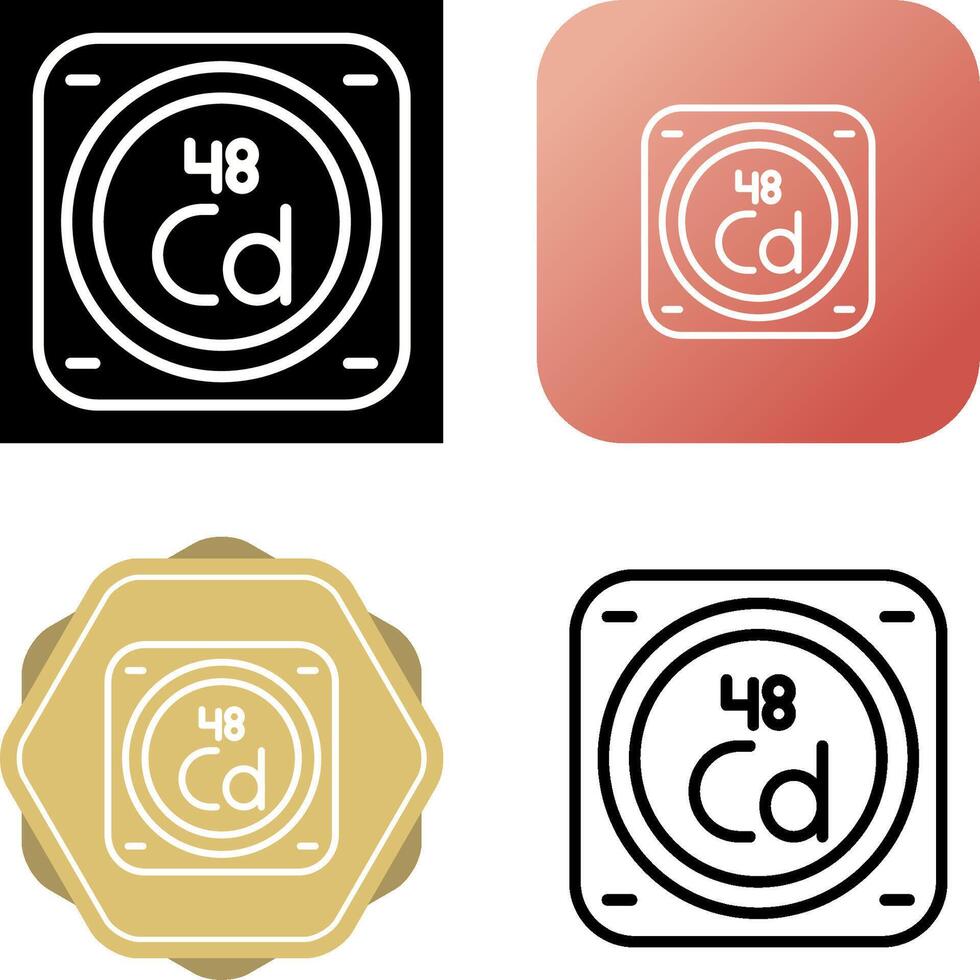 Cadmium Vector Icon